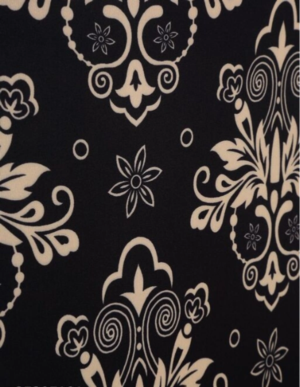 CORTINA SPANDEX Black Color Polyster Fabric Elastic Chair Cover Stretch Removable Washable 1Pcs - Black, Polyster, Pack of1